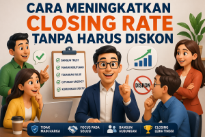 Read more about the article Cara Meningkatkan Closing Rate Tanpa Harus Diskon