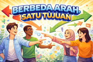 Read more about the article Berbeda Arah, Satu Tujuan