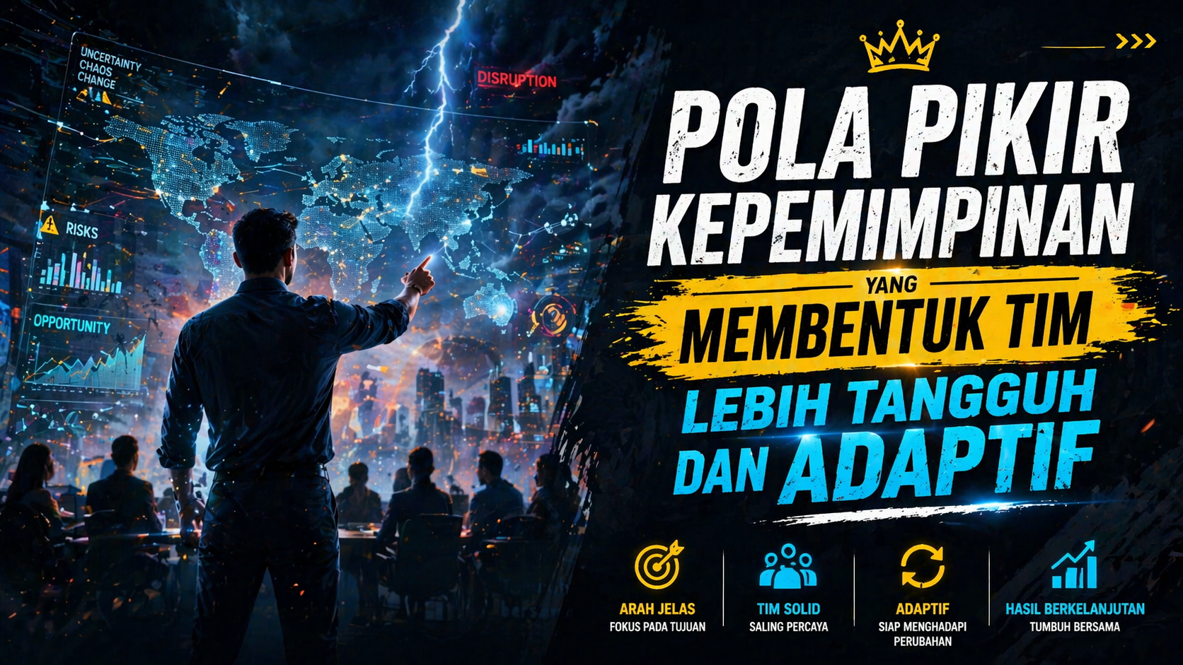 Read more about the article Pola Pikir Kepemimpinan yang Membentuk Tim Lebih Tangguh dan Adaptif