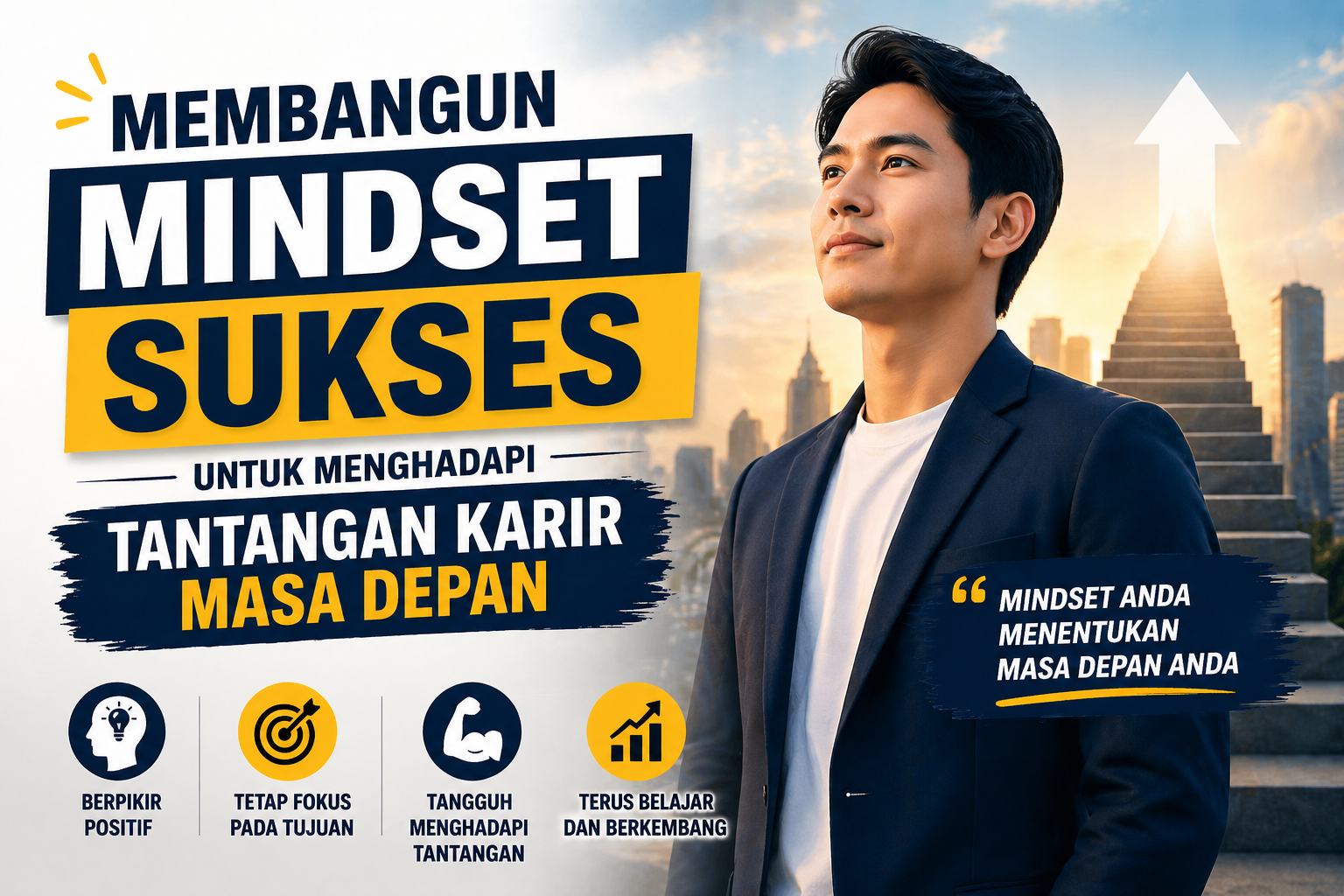 Read more about the article Membangun Mindset Sukses untuk Menghadapi Tantangan Karir Masa Depan