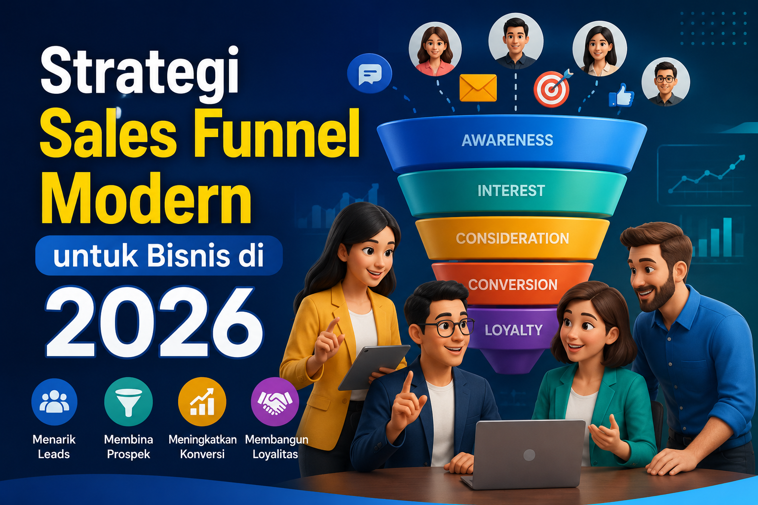Read more about the article Strategi Sales Funnel Modern untuk Bisnis di 2026