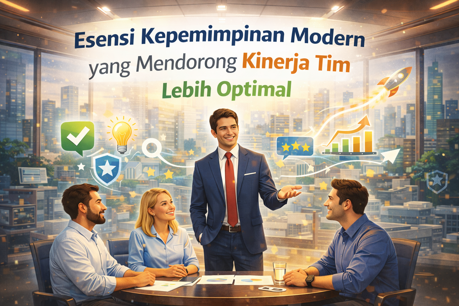 Read more about the article Esensi Kepemimpinan Modern yang Mendorong Kinerja Tim Lebih Optimal