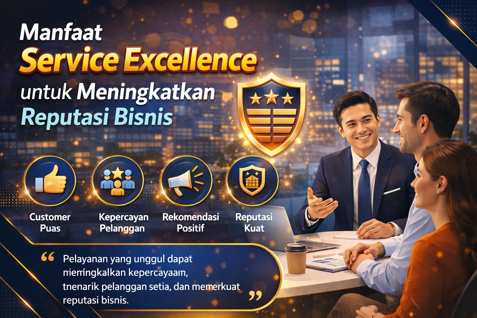 You are currently viewing Manfaat Service Excellence untuk Meningkatkan Reputasi Bisnis