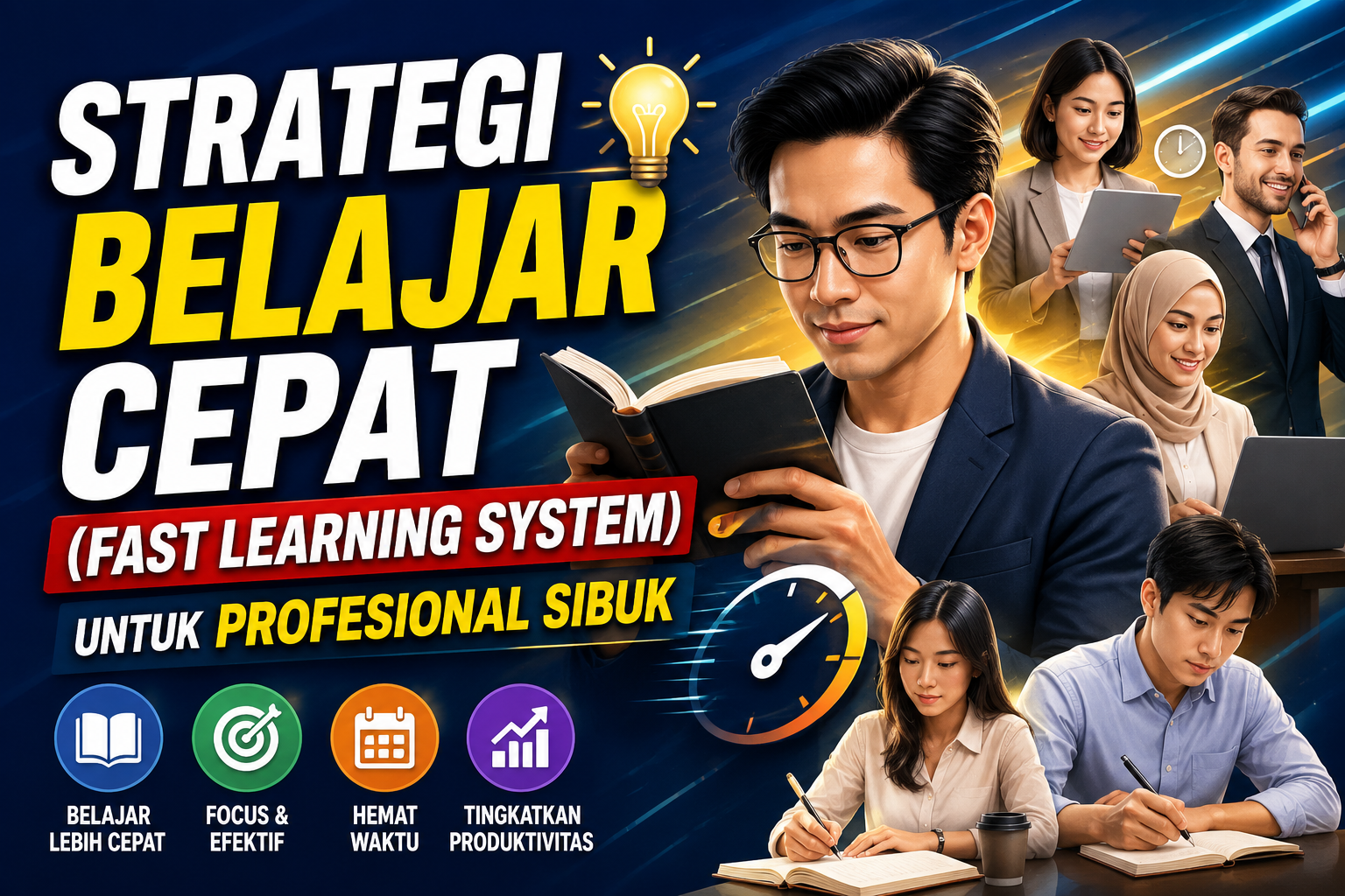 Read more about the article Strategi Belajar Cepat (Fast Learning System) untuk Profesional Sibuk