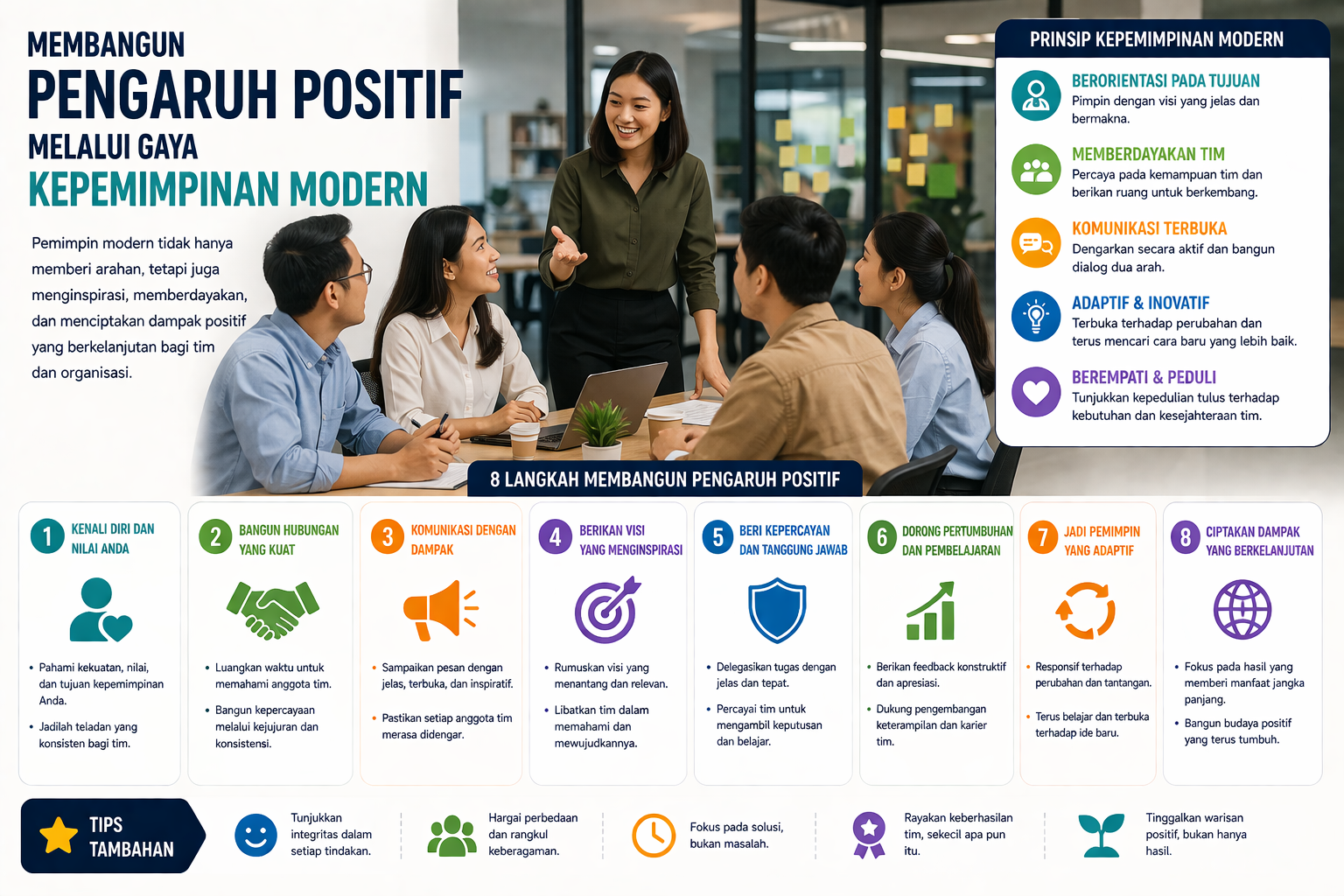 Read more about the article Membangun Pengaruh Positif melalui Gaya Kepemimpinan Modern