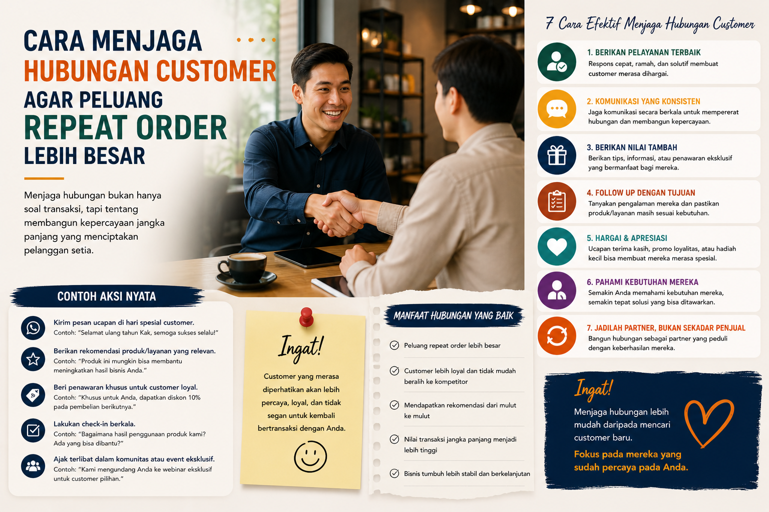 Read more about the article Cara Menjaga Hubungan Customer agar Peluang Repeat Order Lebih Besar