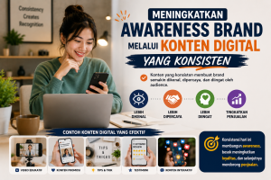 Read more about the article Meningkatkan Awareness Brand melalui Konten Digital yang Konsisten