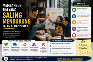 Read more about the article Membangun Tim Saling Mendukung dalam Setiap Proyek