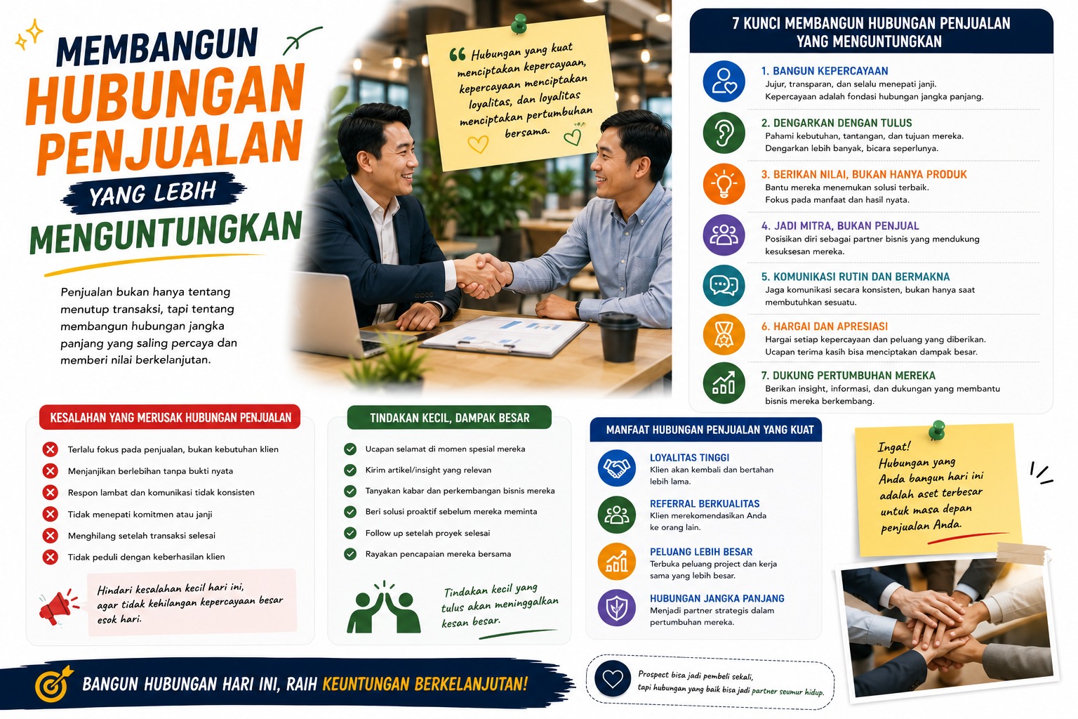 You are currently viewing Membangun Hubungan Penjualan yang Lebih Menguntungkan