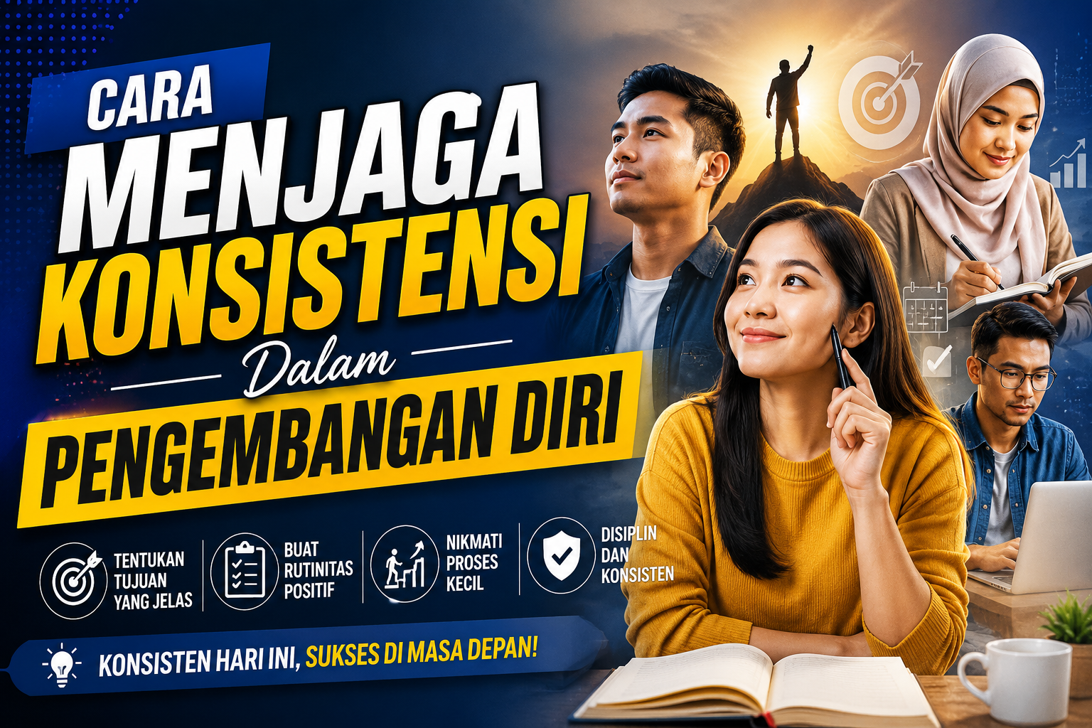 Read more about the article Cara Menjaga Konsistensi Dalam Pengembangan Diri