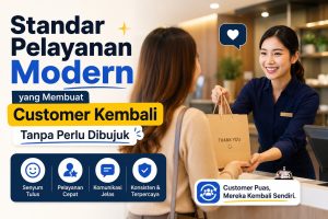 Read more about the article Standar Pelayanan Modern yang Membuat Customer Kembali Tanpa Perlu Di Bujuk