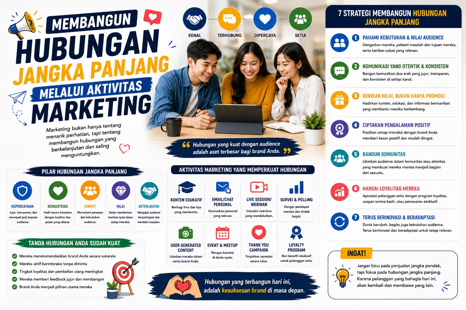 You are currently viewing Membangun Hubungan Jangka Panjang melalui Aktivitas Marketing
