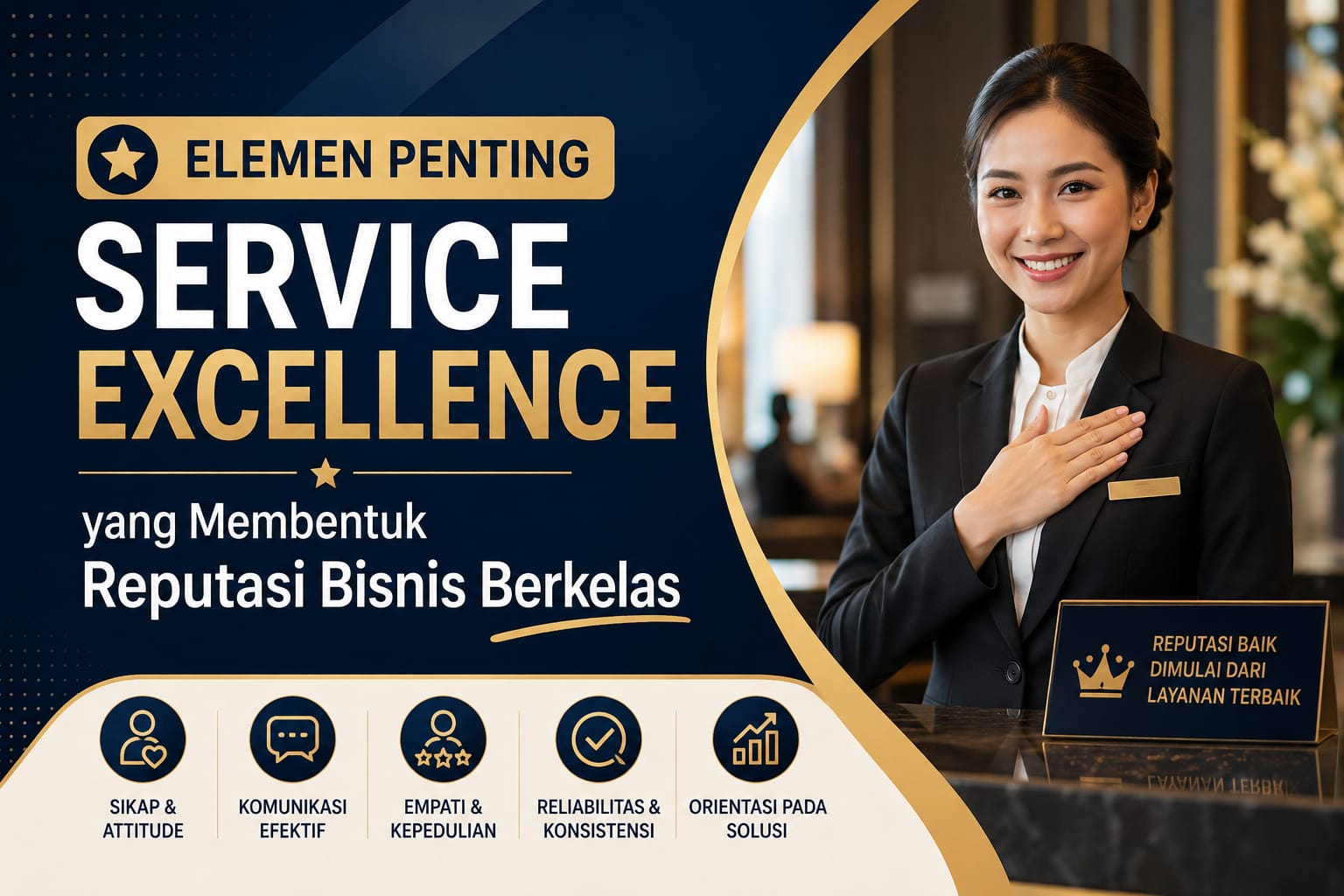 You are currently viewing Elemen Penting Service Excellence yang Membentuk Reputasi Bisnis Berkelas