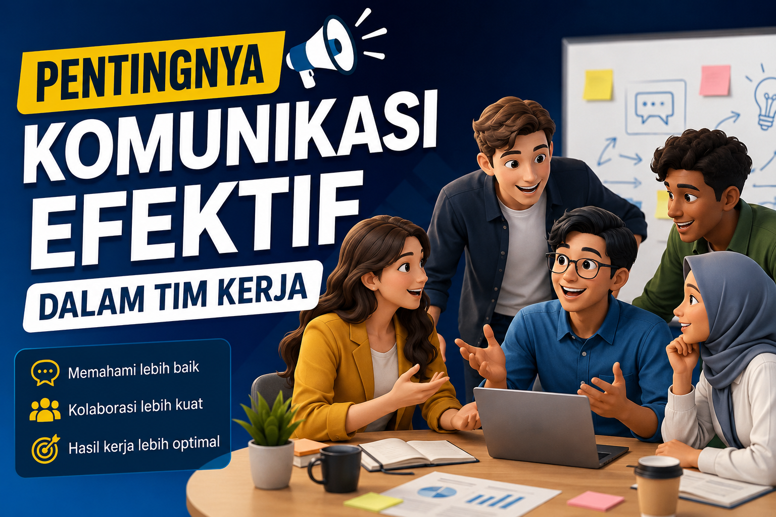 Read more about the article Pentingnya Komunikasi Efektif dalam Tim Kerja