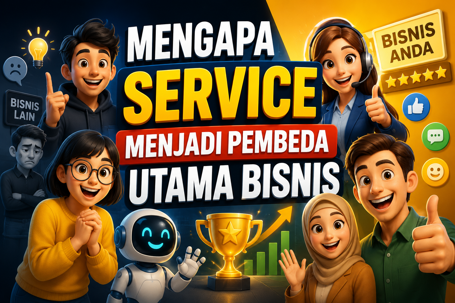 You are currently viewing Mengapa Service Menjadi Pembeda Utama Bisnis