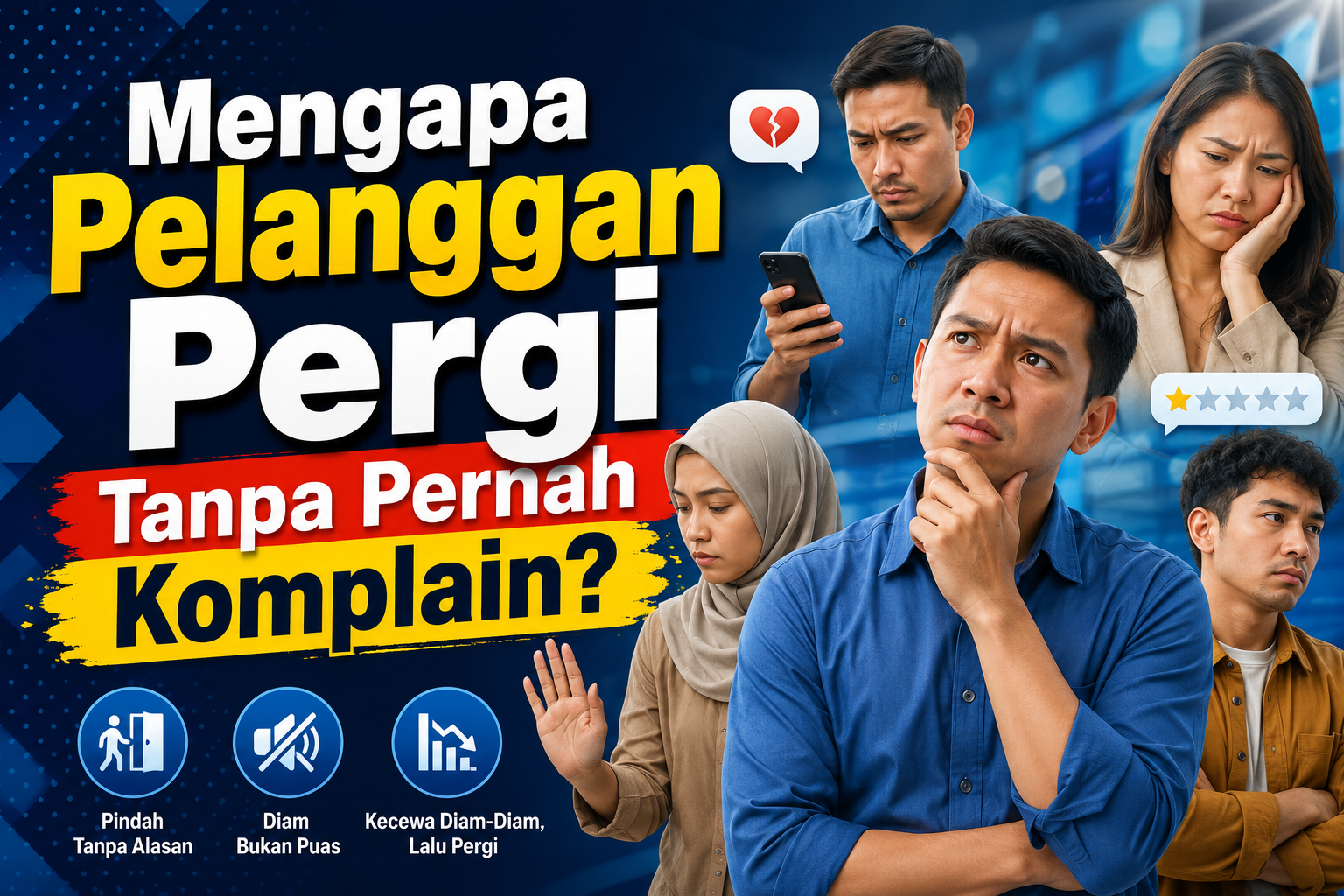 You are currently viewing Mengapa Pelanggan Pergi Tanpa Komplain?