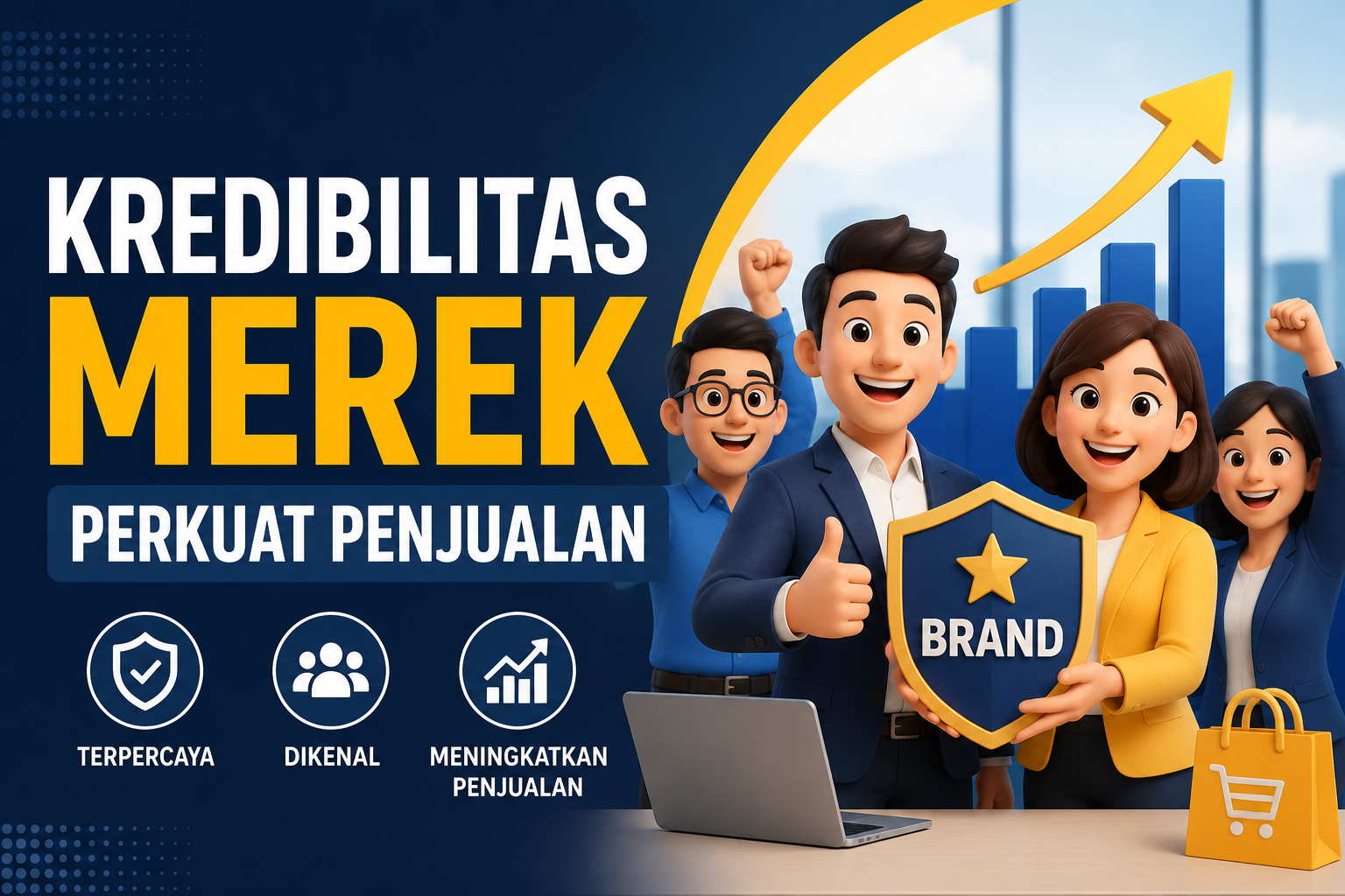 Read more about the article Kredibilitas Merek Perkuat Penjualan