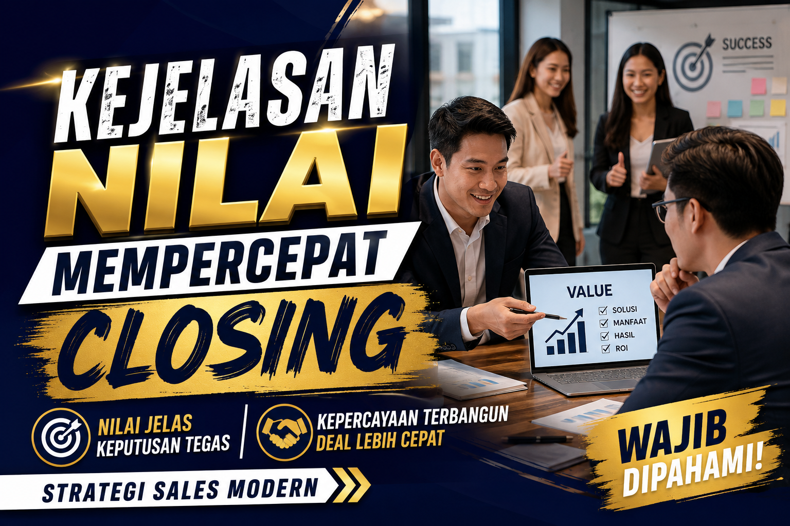 You are currently viewing Kejelasan Nilai Mempercepat Closing