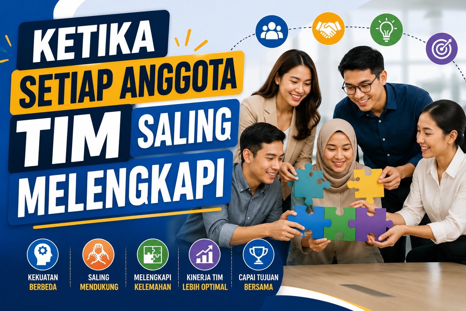 You are currently viewing Ketika Setiap Anggota Tim Saling Melengkapi
