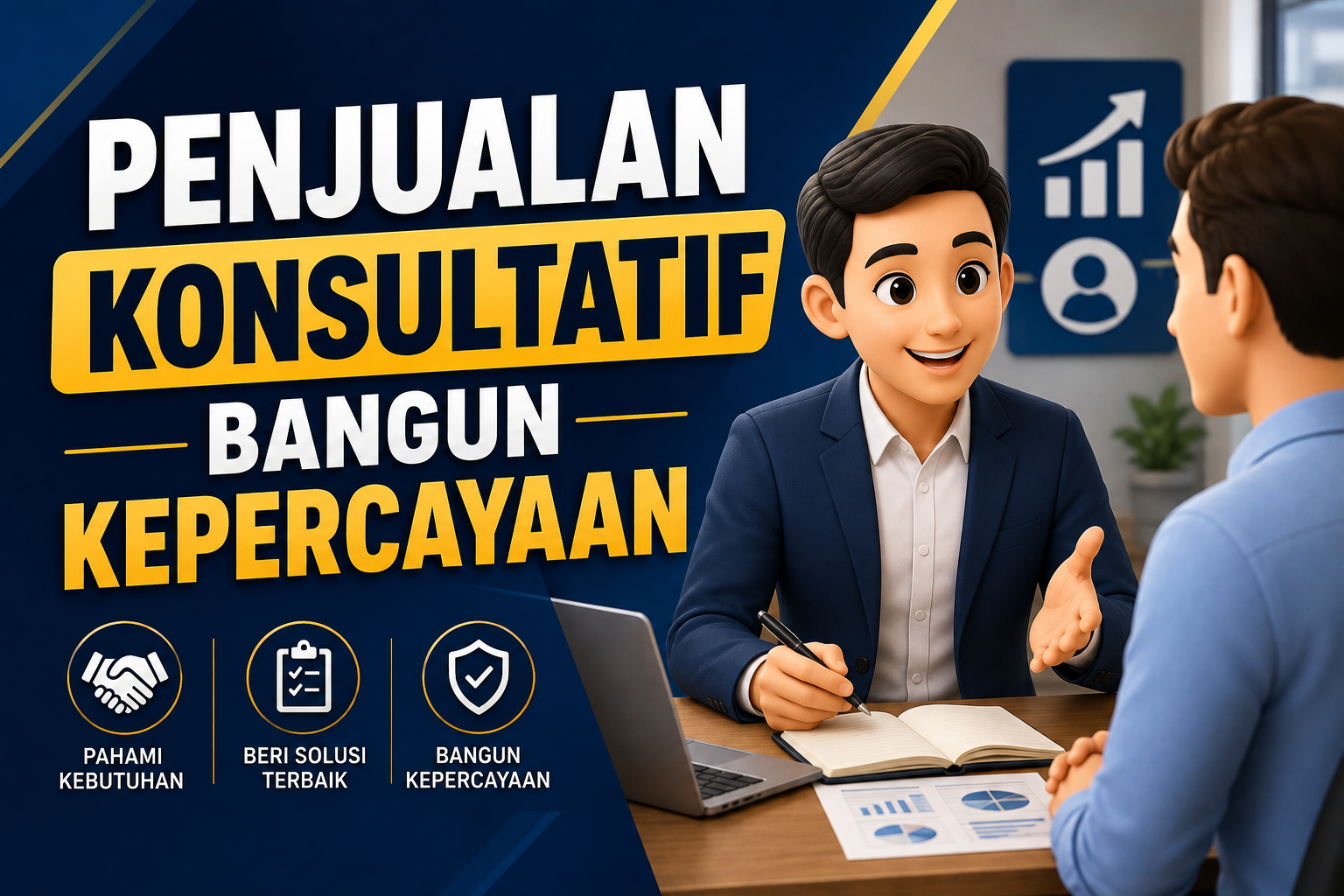 Read more about the article Penjualan Konsultatif Bangun Kepercayaan