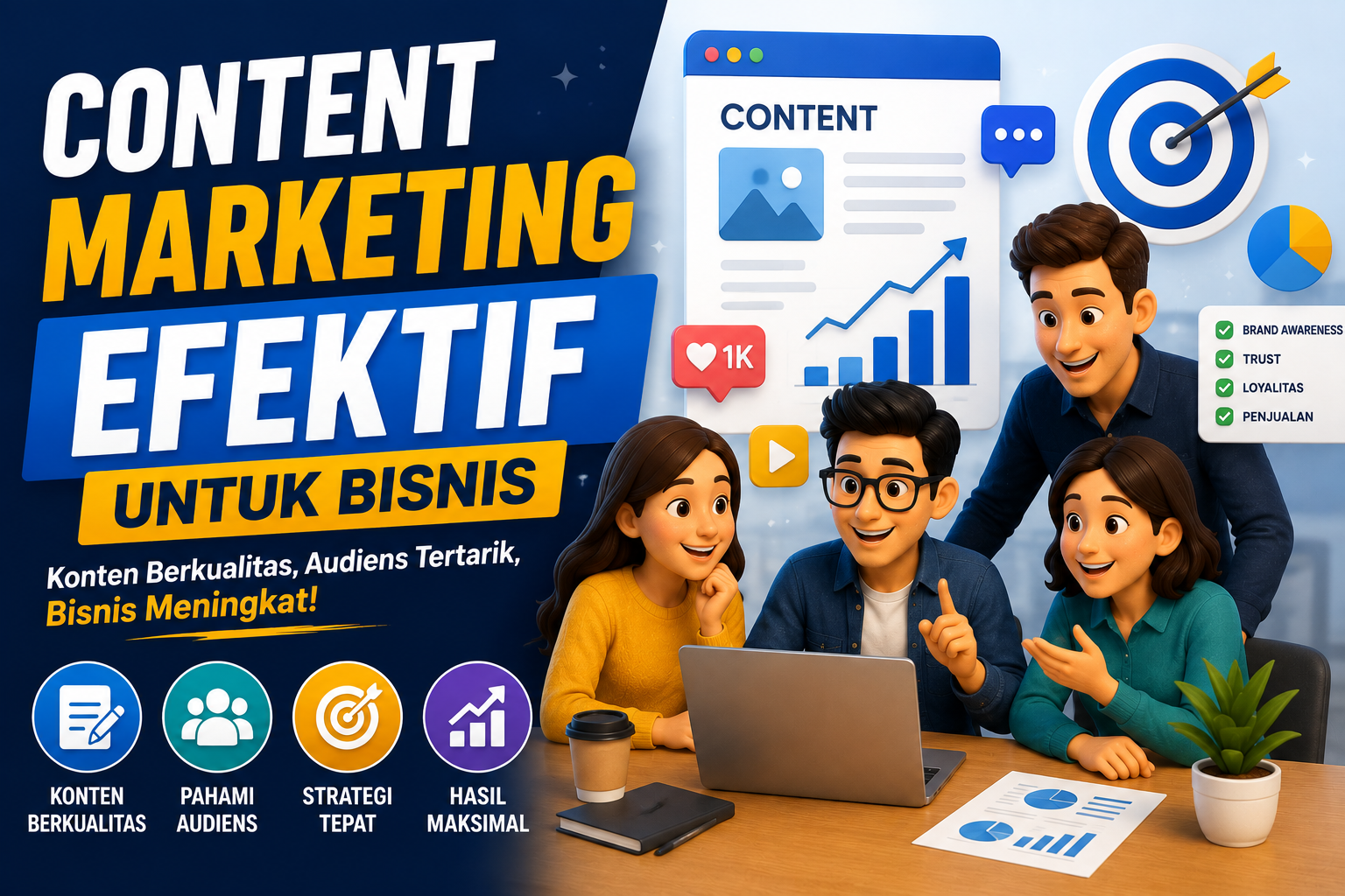 Read more about the article Content Marketing Efektif untuk Bisnis