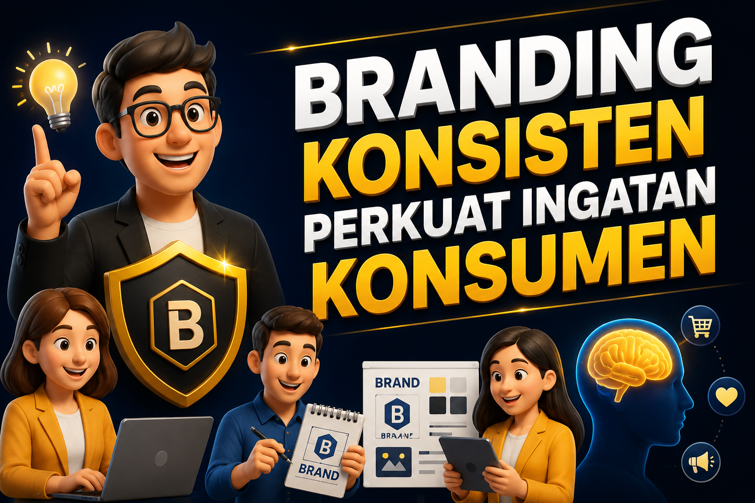 Read more about the article Branding Konsisten Perkuat Ingatan Konsumen