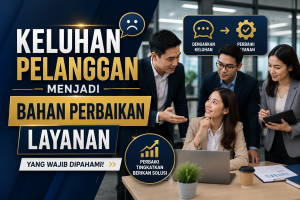 Read more about the article Keluhan Pelanggan Menjadi Bahan Perbaikan Layanan