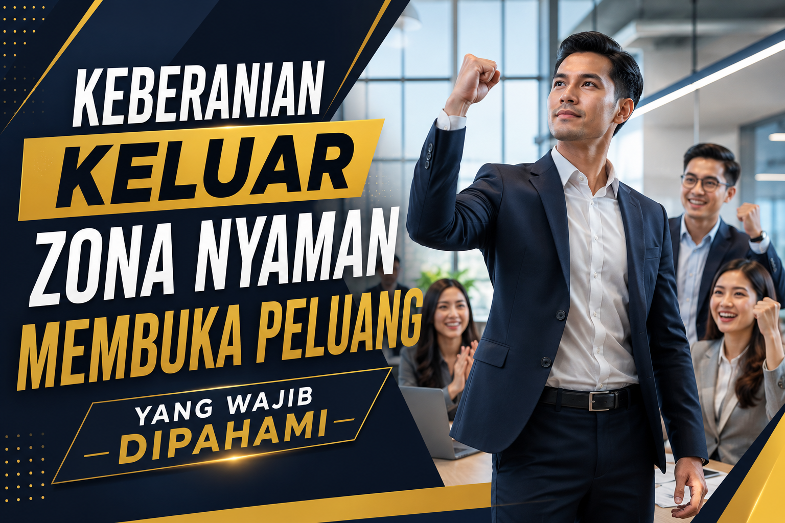 Read more about the article Keberanian Keluar Zona Nyaman Membuka Peluang