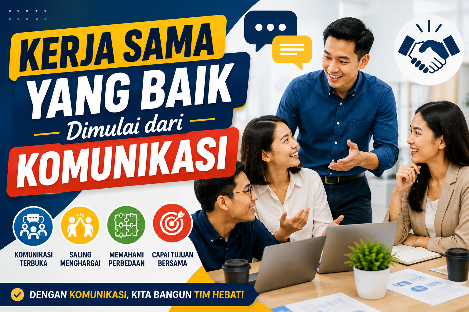 Read more about the article Kerja Sama yang Baik Di mulai dari Komunikasi