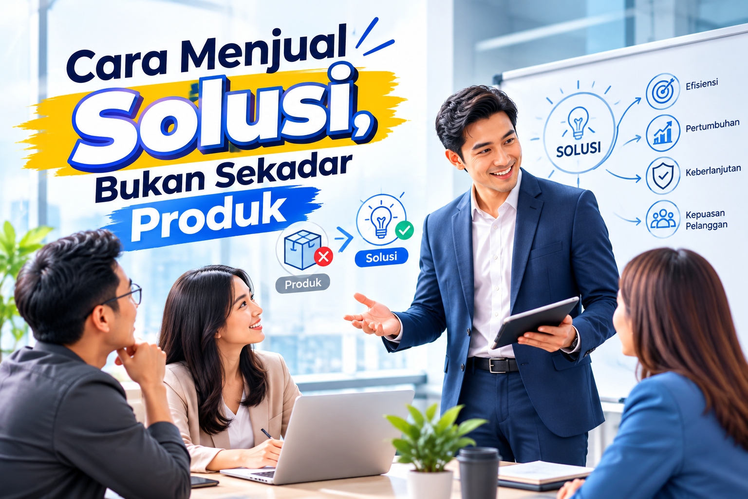 Read more about the article Cara Menjual Solusi, Bukan Sekadar Produk