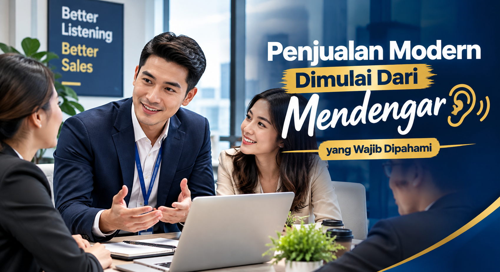 Read more about the article Penjualan Modern Dimulai Dari Mendengar