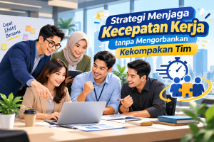 Read more about the article Strategi Menjaga Kecepatan Kerja tanpa Mengorbankan Kekompakan Tim