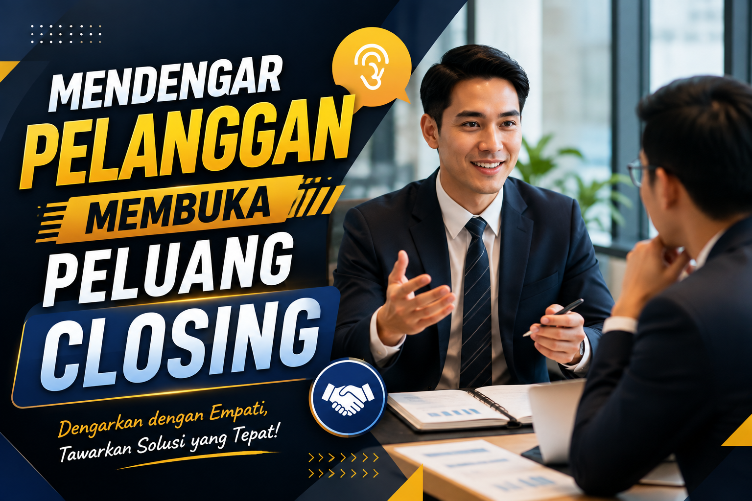 Read more about the article Mendengar Pelanggan Membuka Peluang Closing