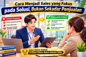 Read more about the article Cara Menjadi Sales yang Fokus pada Solusi, Bukan Sekadar Penjualan