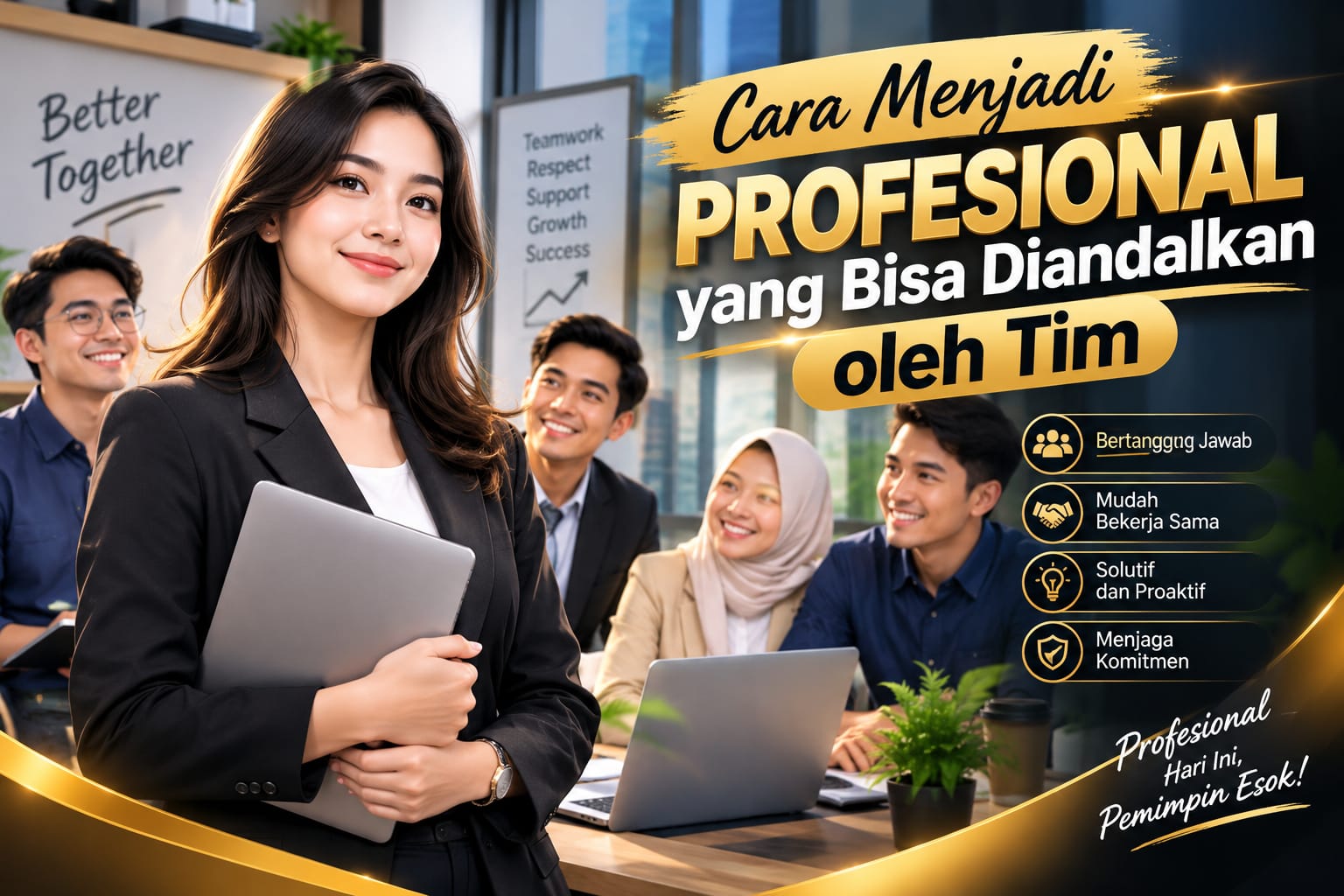 Read more about the article Cara Menjadi Profesional yang Bisa Diandalkan oleh Tim
