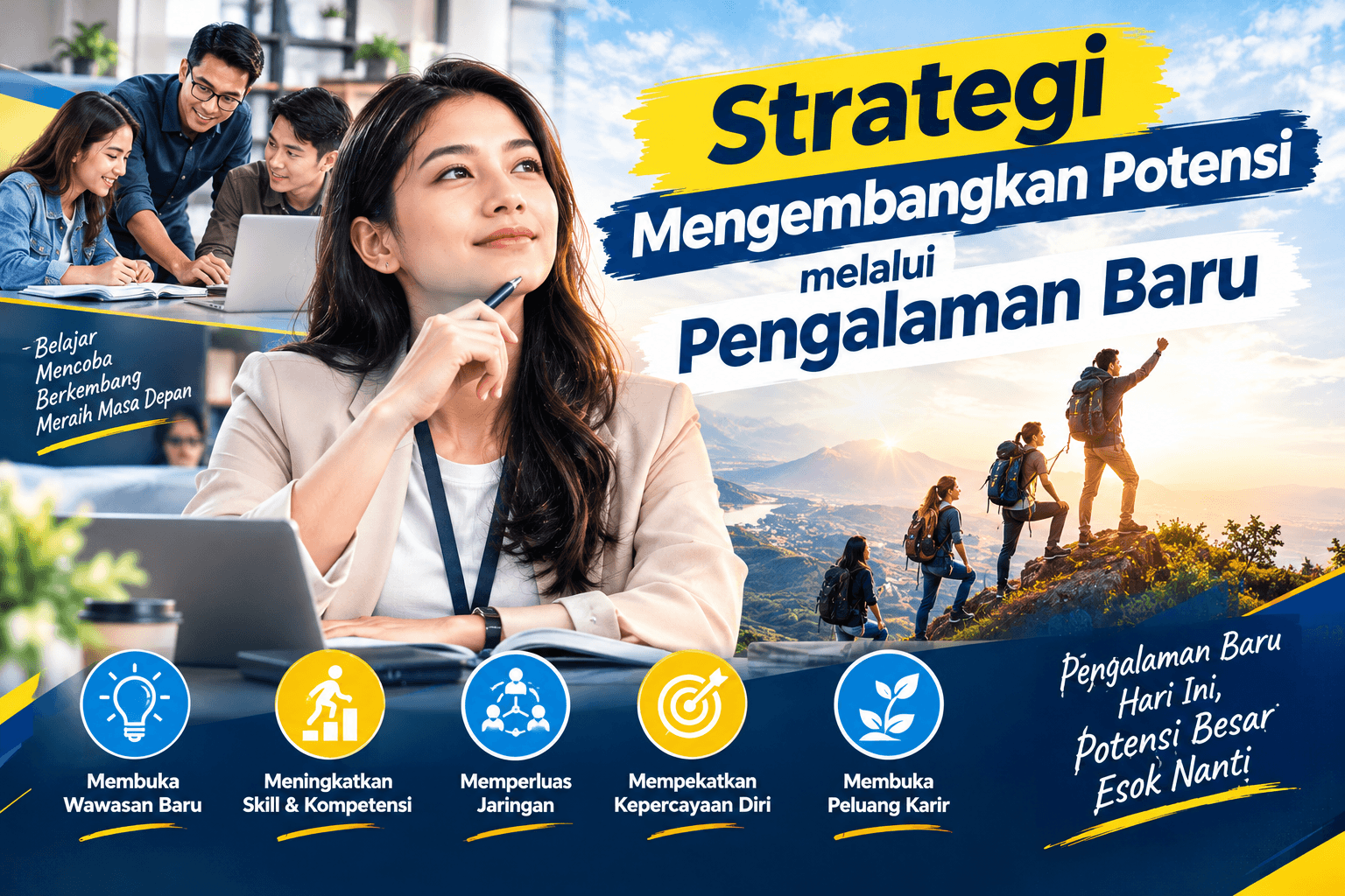 Read more about the article Strategi Mengembangkan Potensi melalui Pengalaman Baru